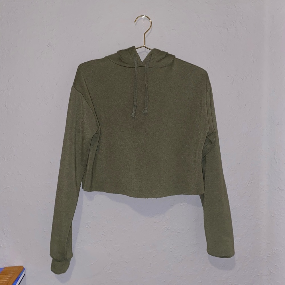 Crop top long sleeve top shop